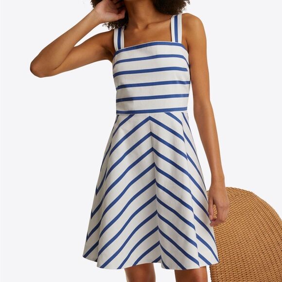 Draper James Perfect Adorable FLATTERING Zoe Love Cotton Circle Dress NEW - Picture 2 of 7